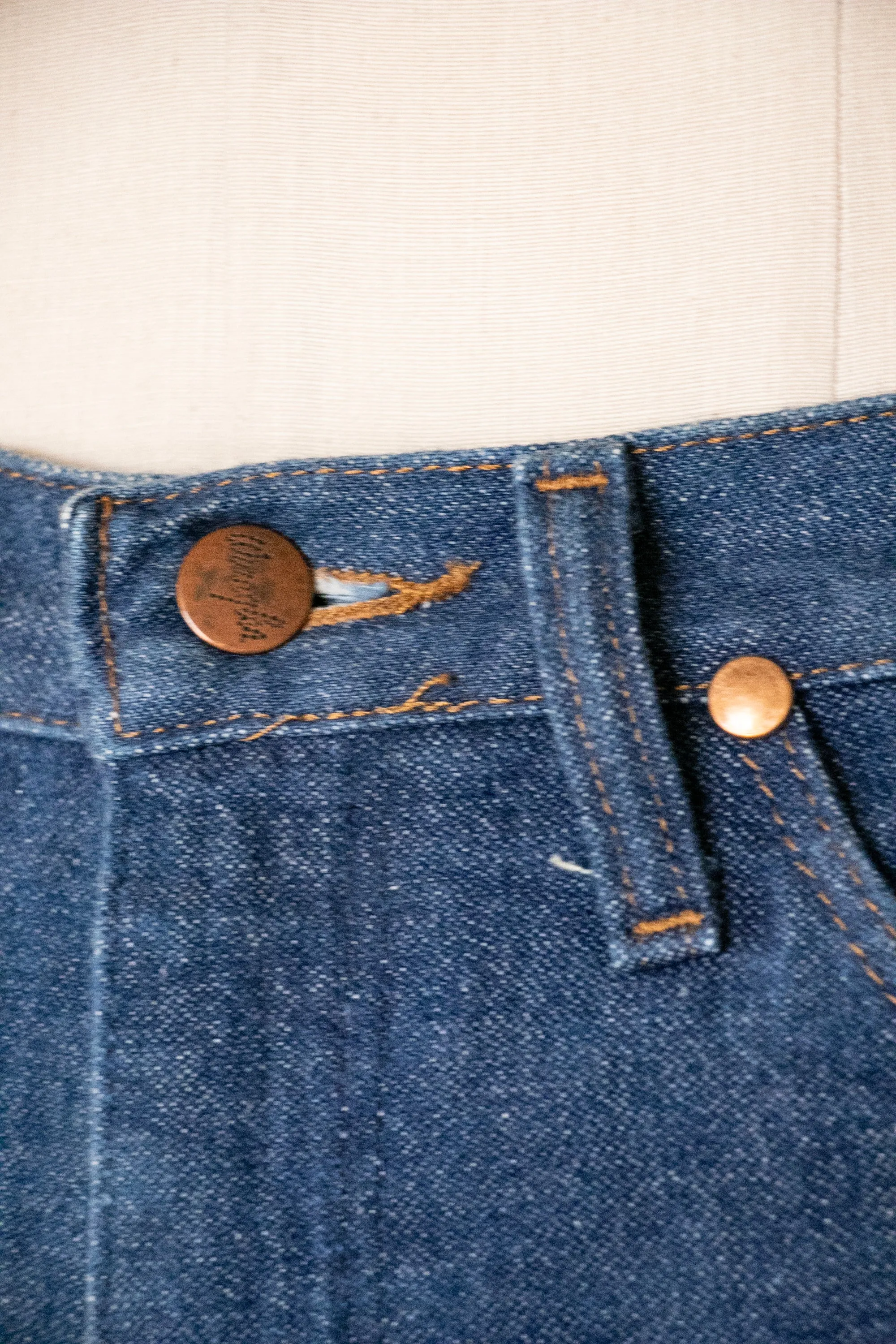 1990s Wrangler Jeans Cotton Denim 27" x 36"