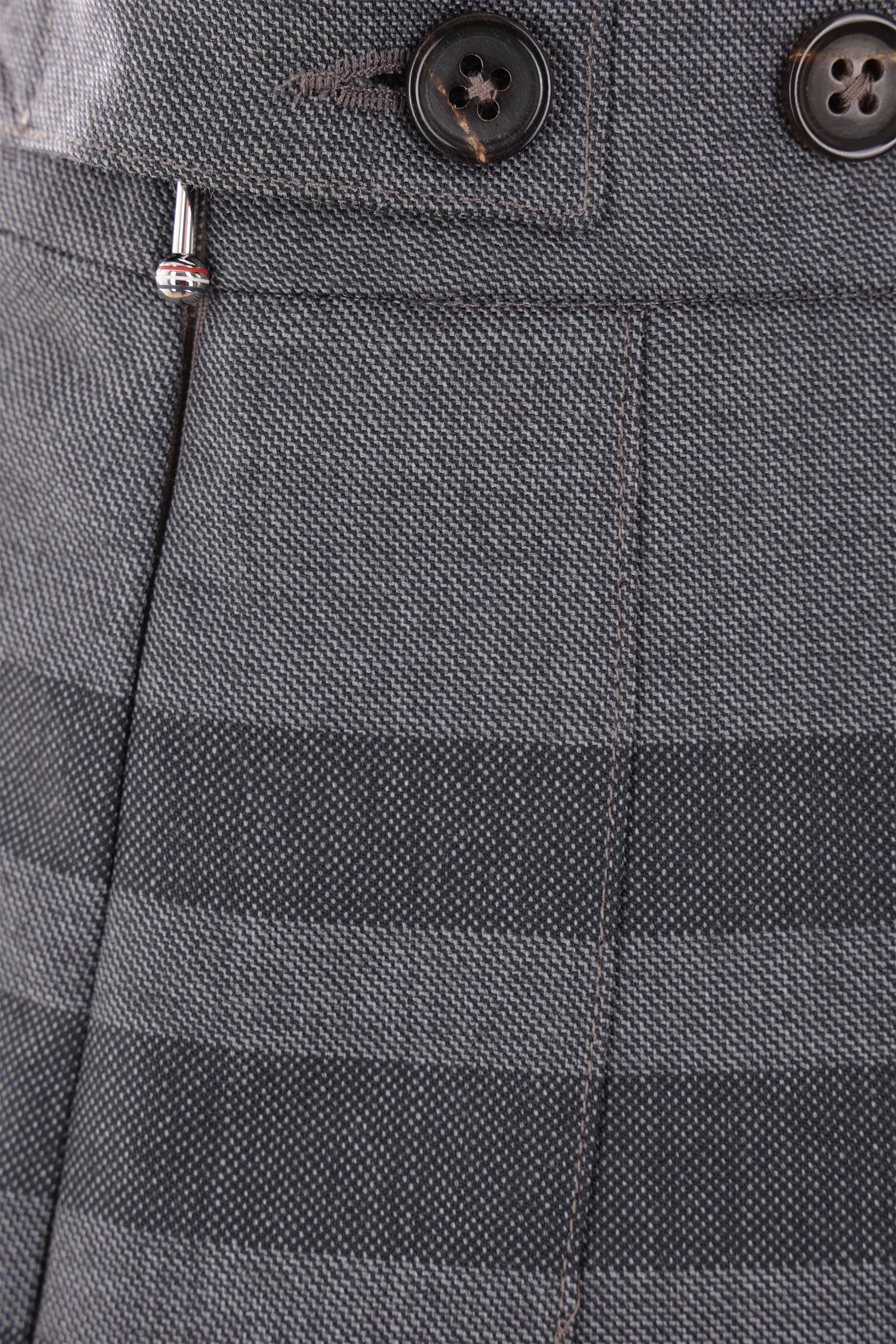 4bar pleated wool blend miniskirt