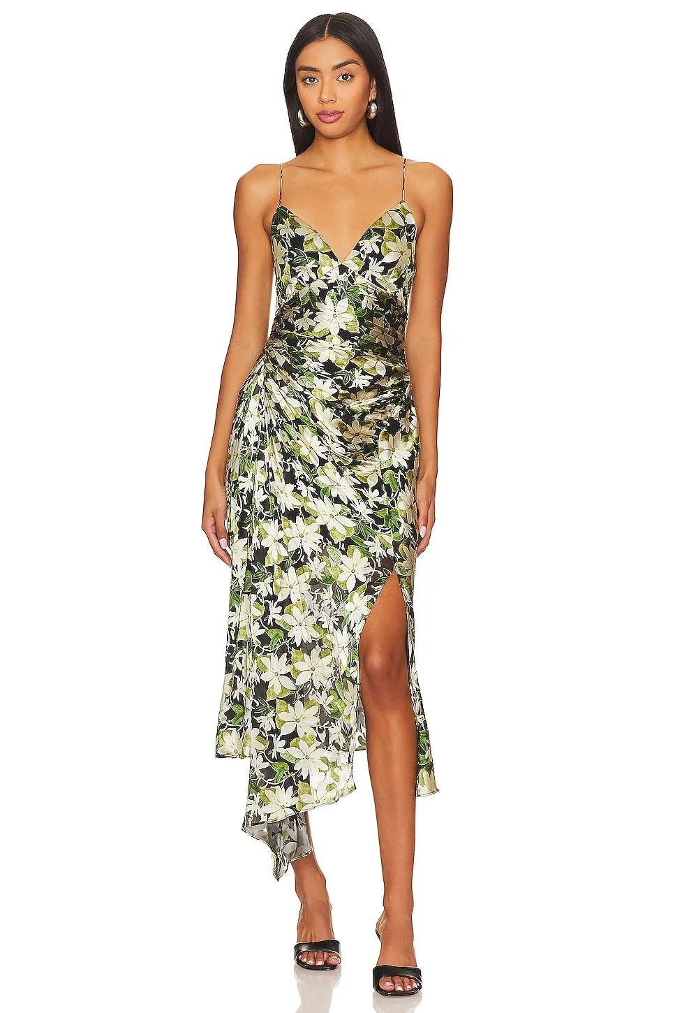 Alice   Olivia Shawna Dress in Moonlight Floral
