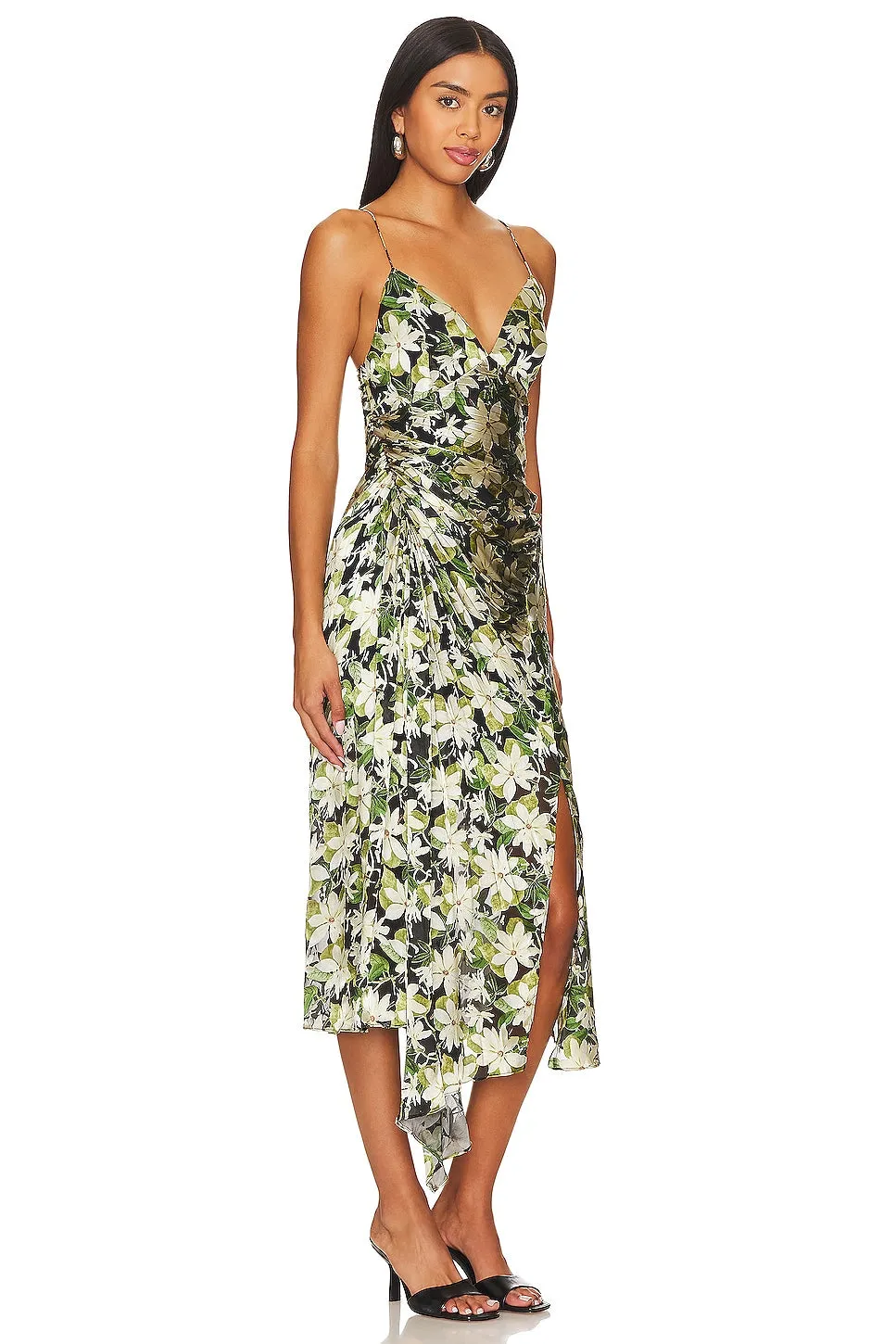 Alice   Olivia Shawna Dress in Moonlight Floral