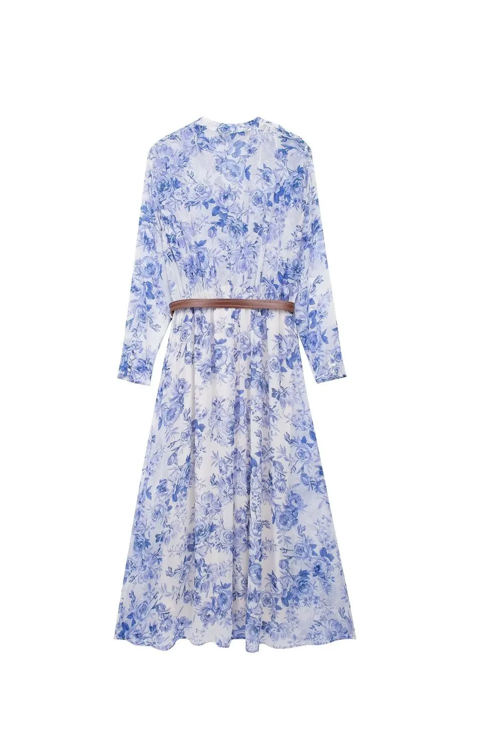'Audrey' Layered Embellished Printed Dress
