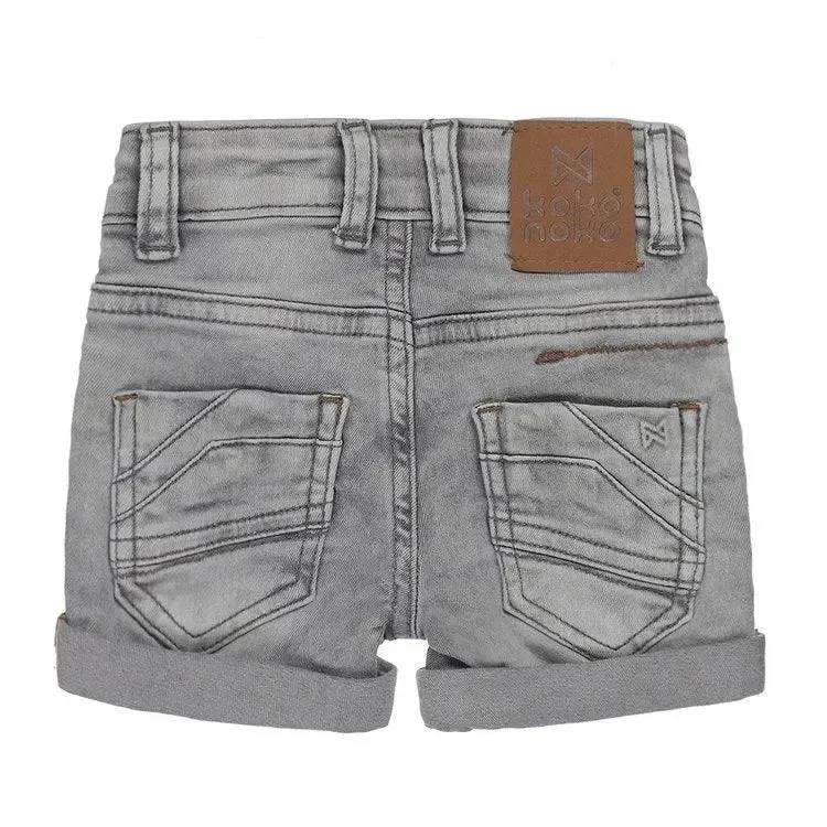 Boys Jeans Short Light Grey | Koko-Noko