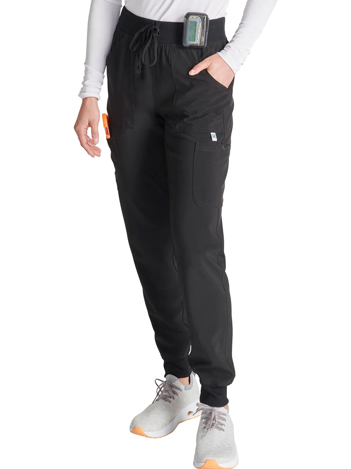 Cherokee - Women's Natural Rise Jogger Scrub Pant