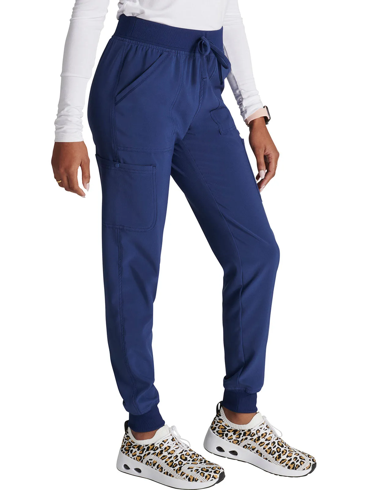 Cherokee - Women's Natural Rise Jogger Scrub Pant