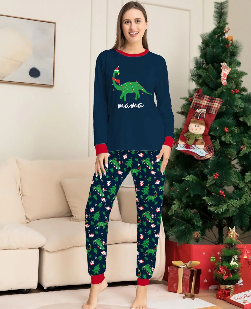 Christmas Family Matching Set and Christmas Party Outfits for Dad Mom Kids