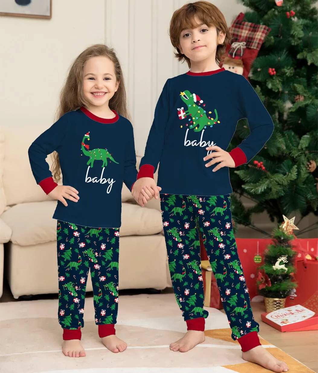 Christmas Family Matching Set and Christmas Party Outfits for Dad Mom Kids