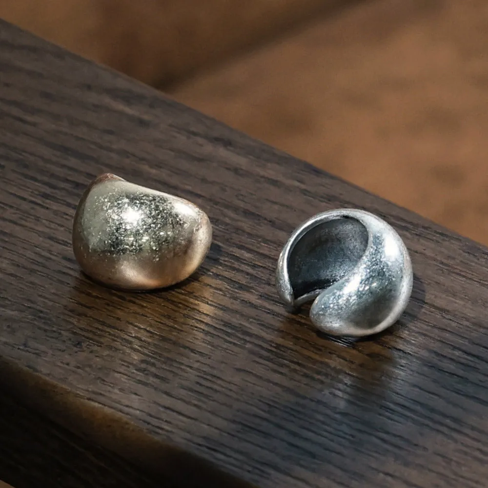 Chunky Dome Open Pinky Ring