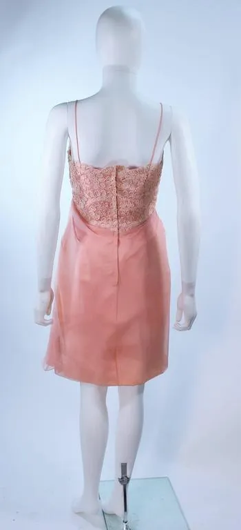 CONCHITA 1950s Cocktail Dress and Lace Coat Ensemble Size 4