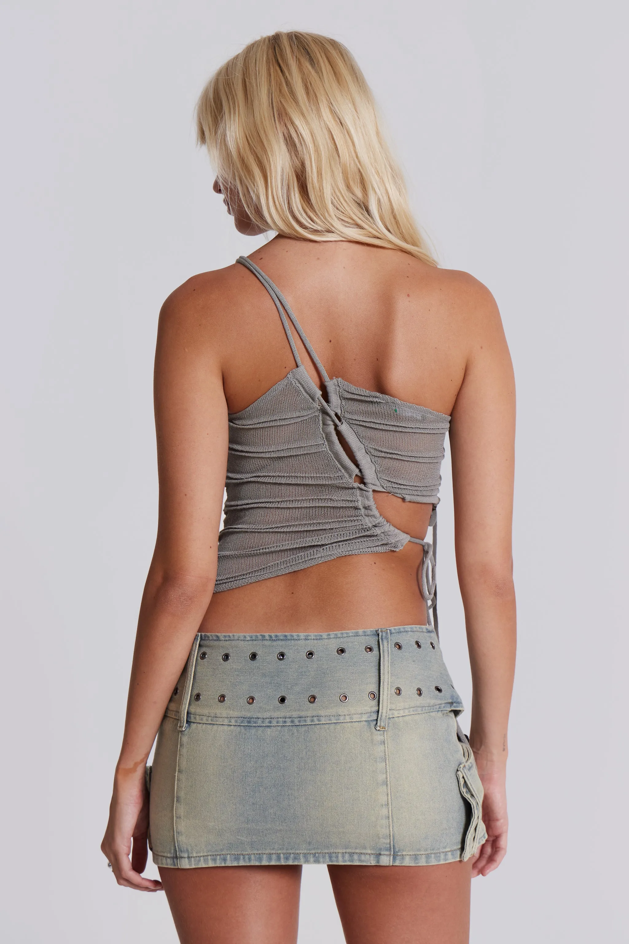 Denim Assassin Micro Mini Skirt