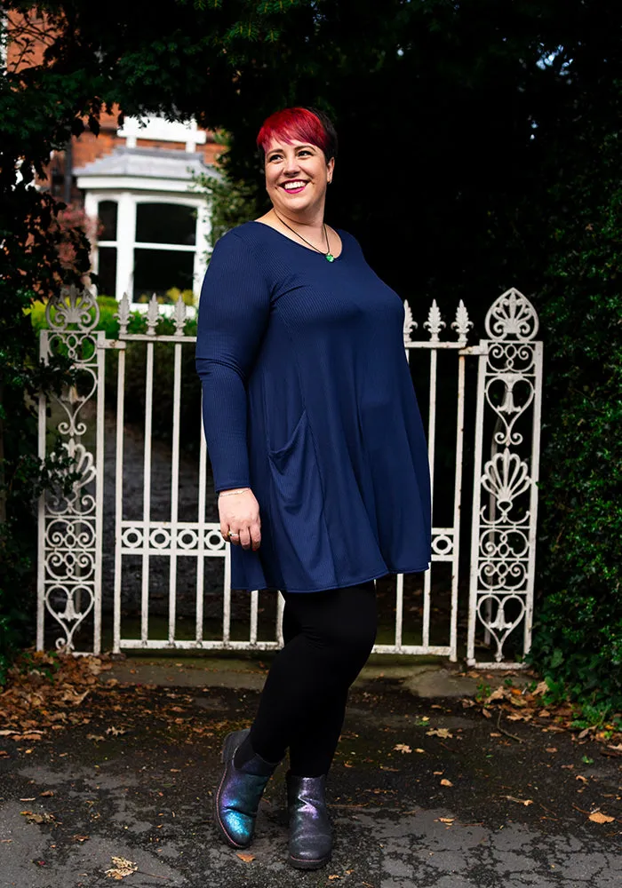 Dez Navy A Line Tunic