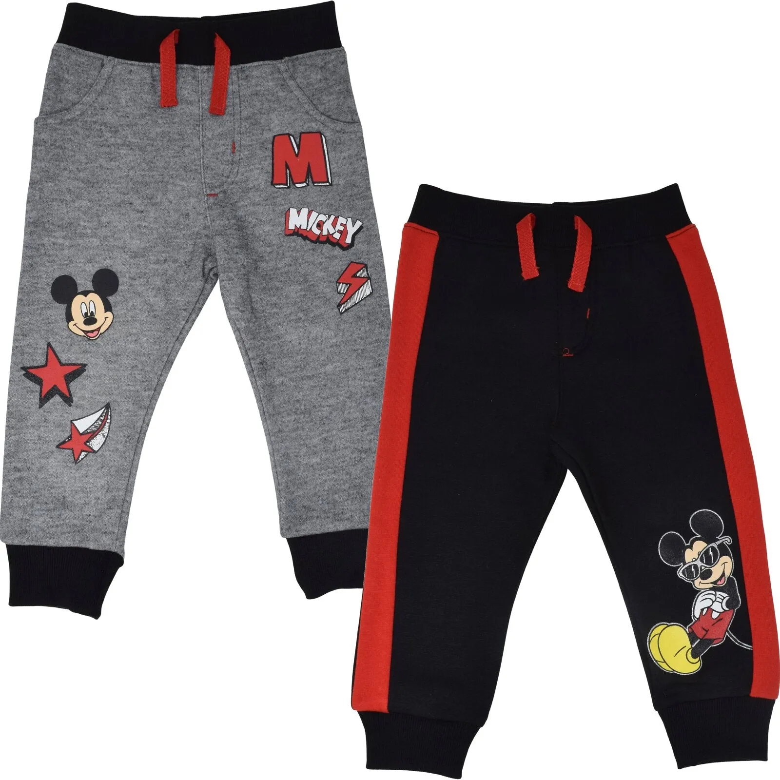 Disney Mickey Mouse Pixar Cars Mickey Mouse Fleece 2 Pack Pants