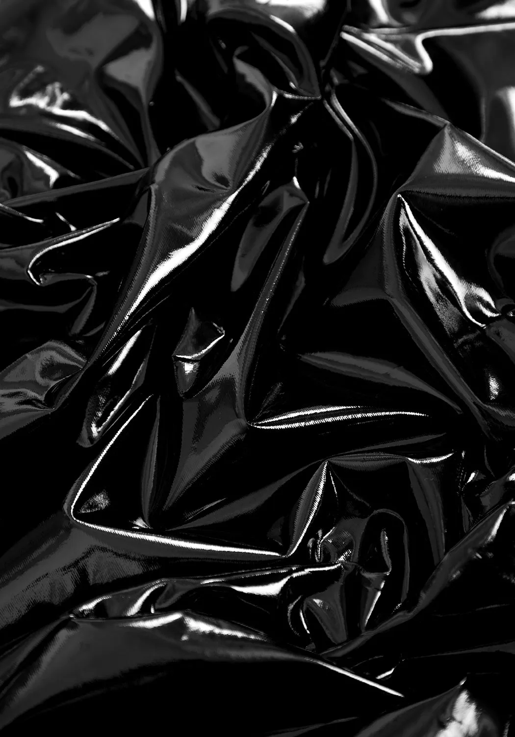 Stylish Dominion Midi Vinyl Skirt