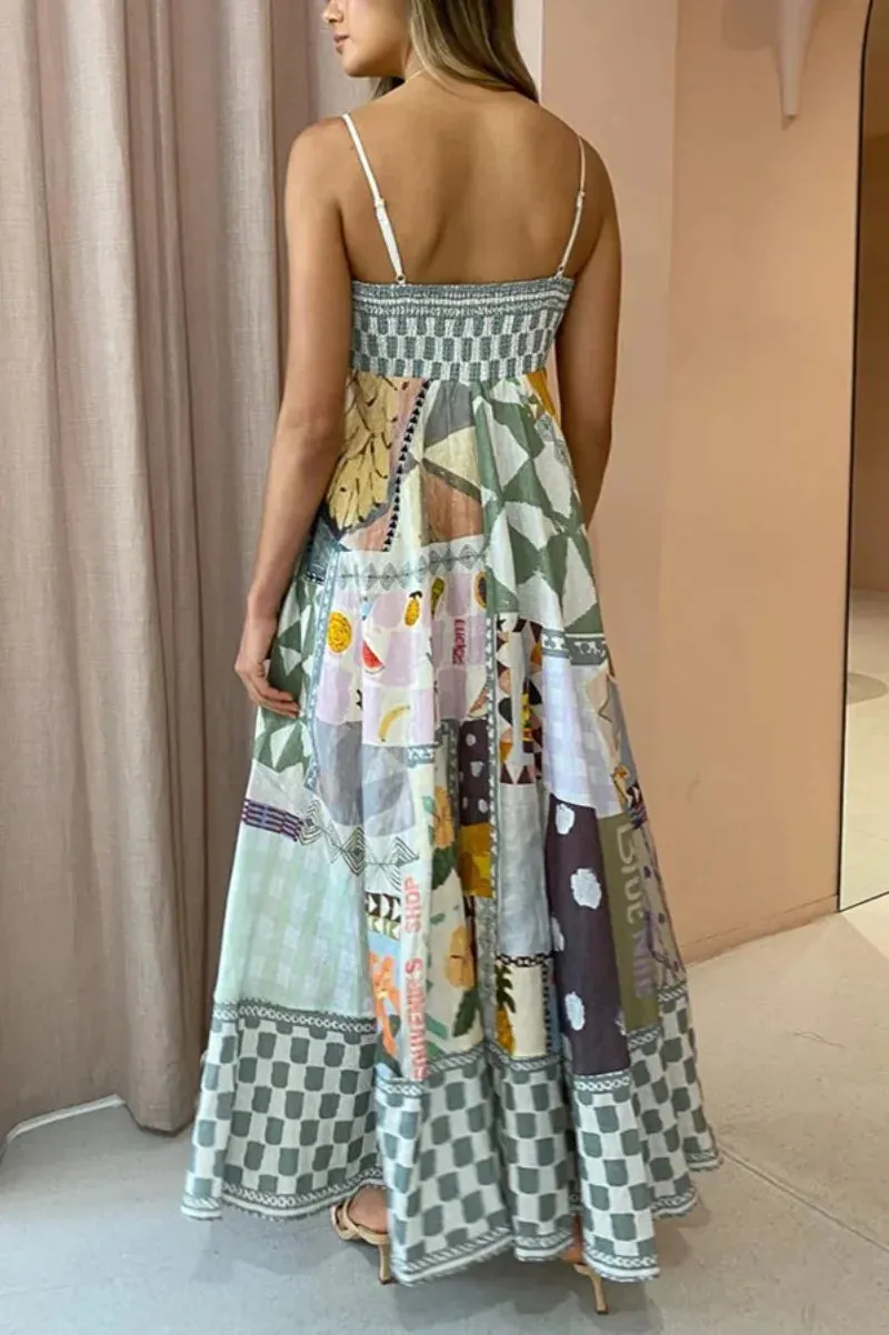 DressBetty - 2024 Sexy Backless A-line Maxi Swing Boho Dress
