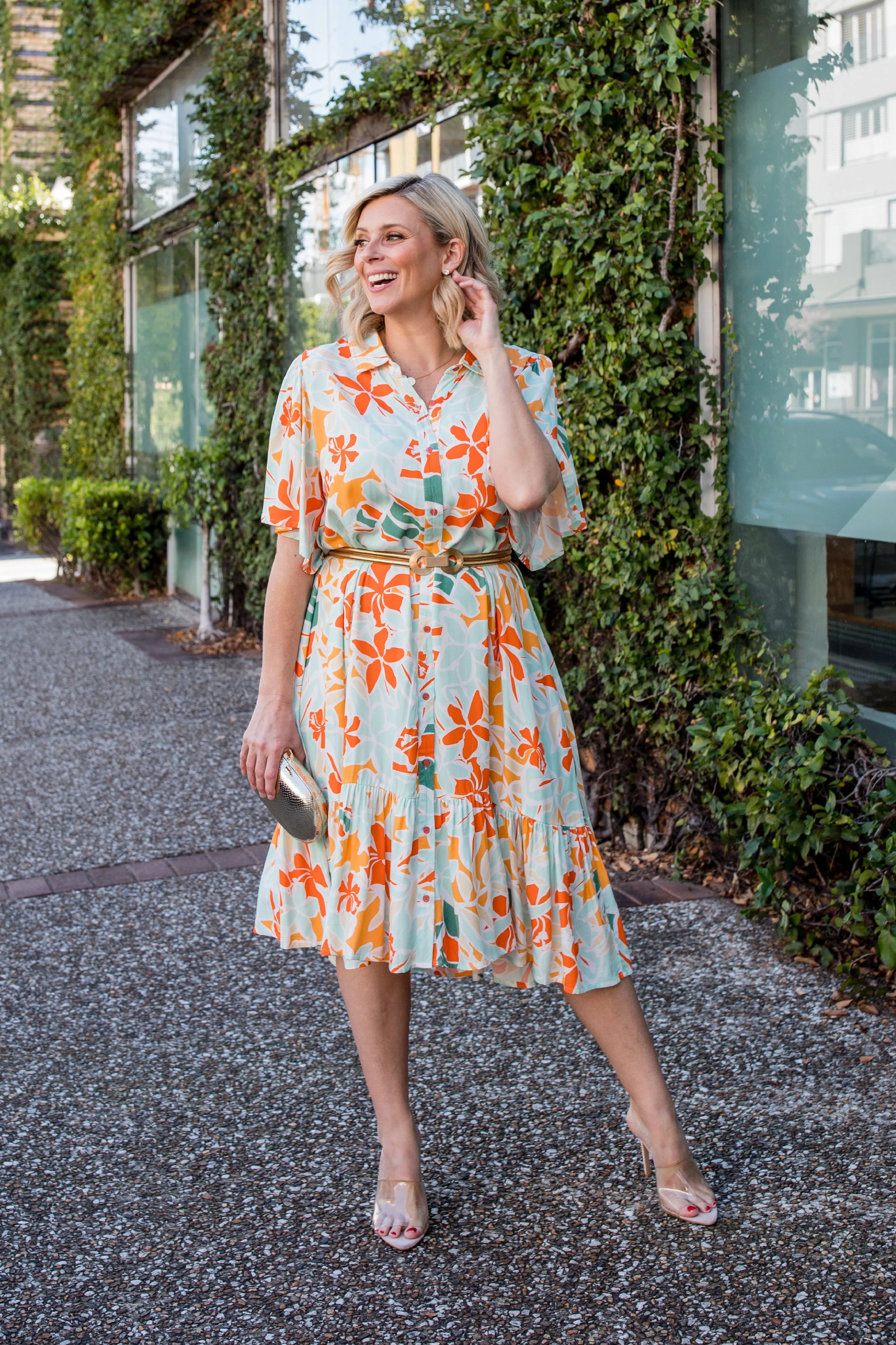 FINAL SALE Capri Dress in Palmero