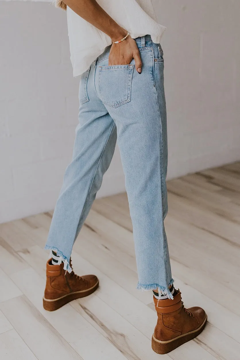 Free People Maggie Mid-Rise Straight Jeans
