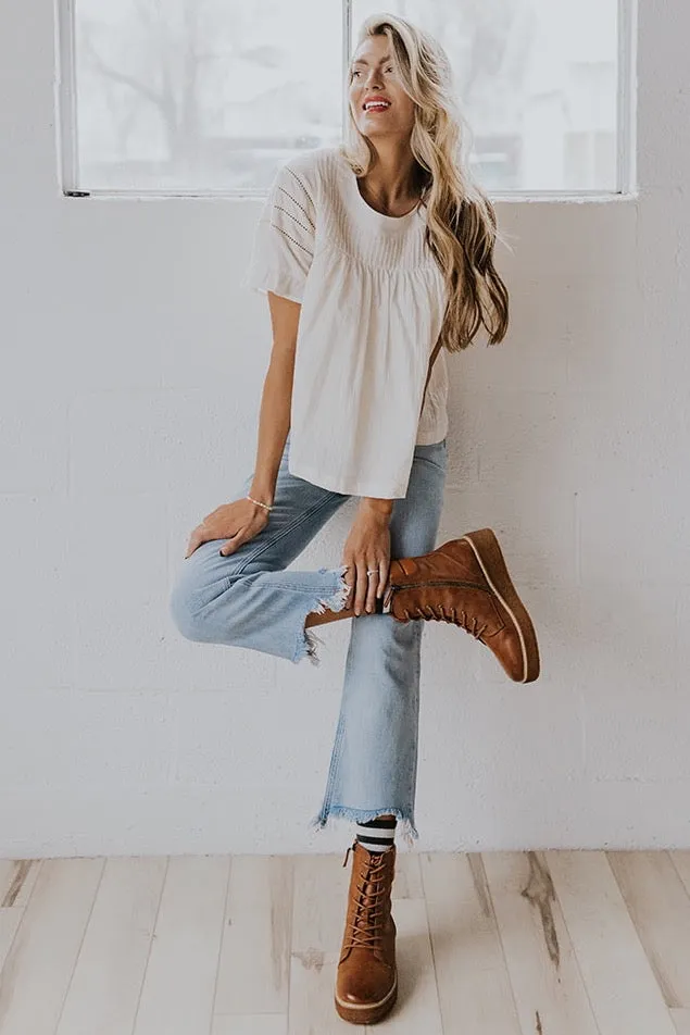 Free People Maggie Mid-Rise Straight Jeans