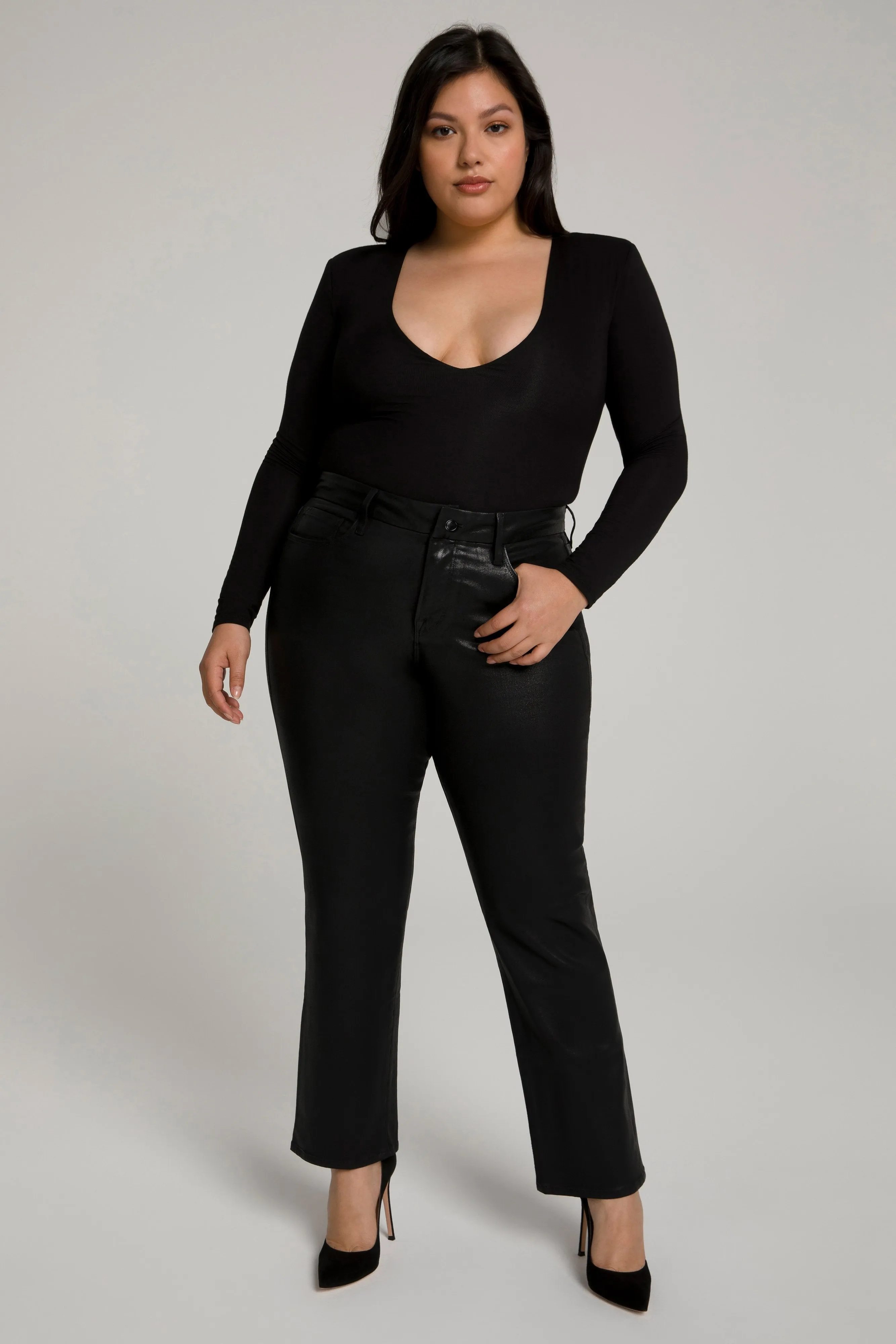 GOOD STRAIGHT COATED | BLACK103