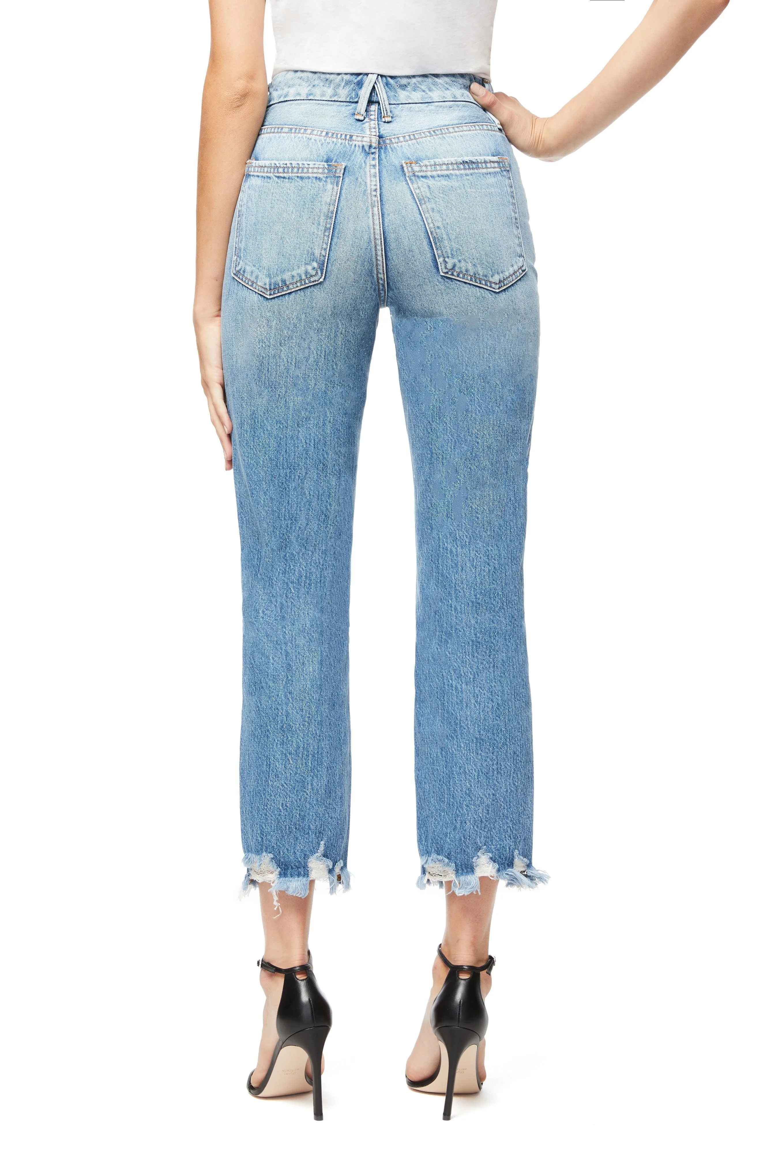 GOOD VINTAGE CHEWED HEM | BLUE245