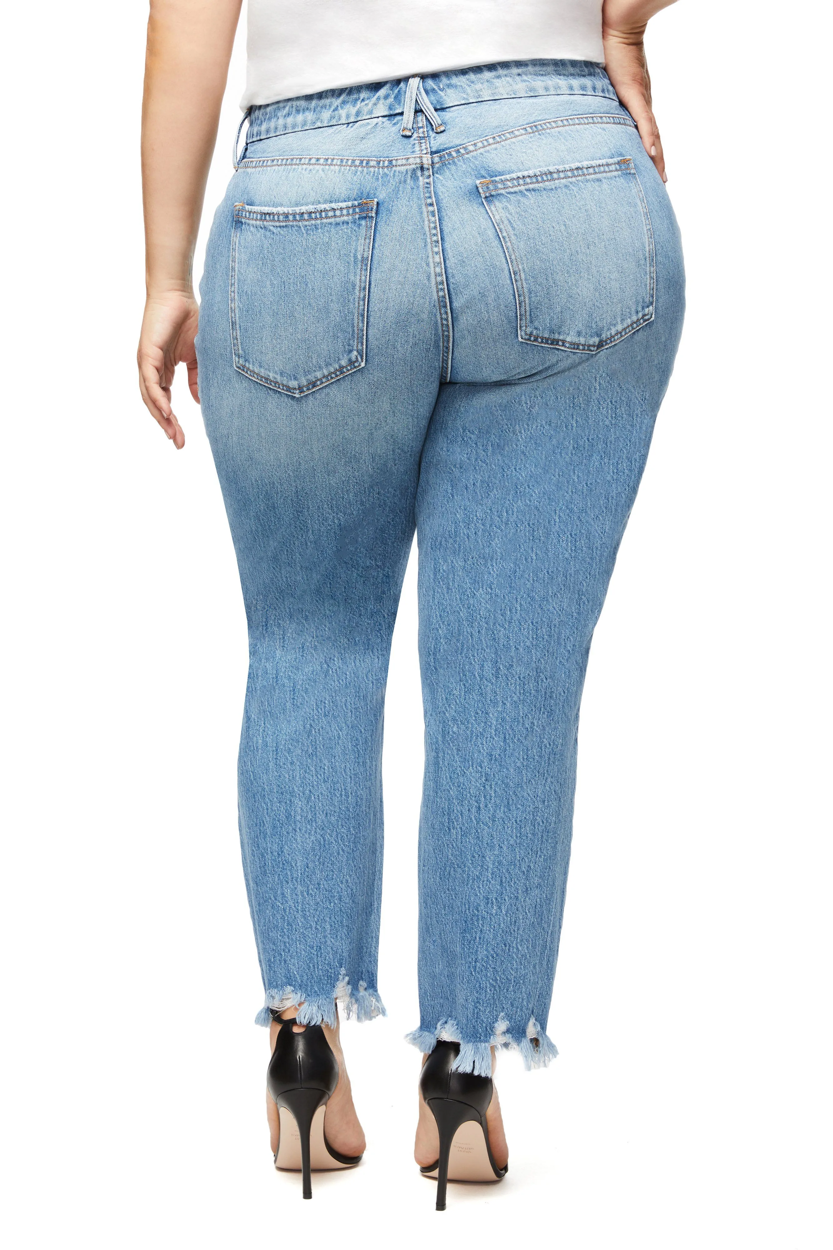 GOOD VINTAGE CHEWED HEM | BLUE245