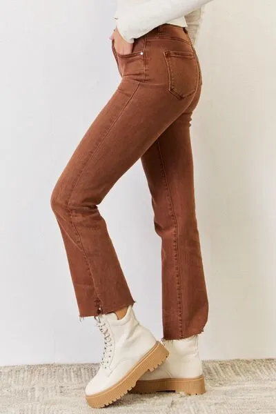 High Rise Straight Jeans