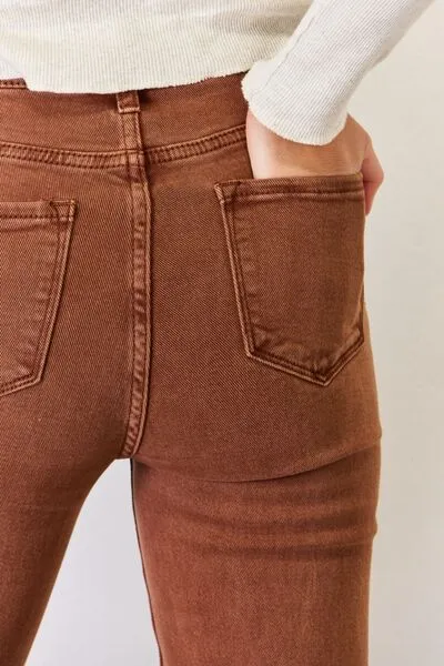 High Rise Straight Jeans
