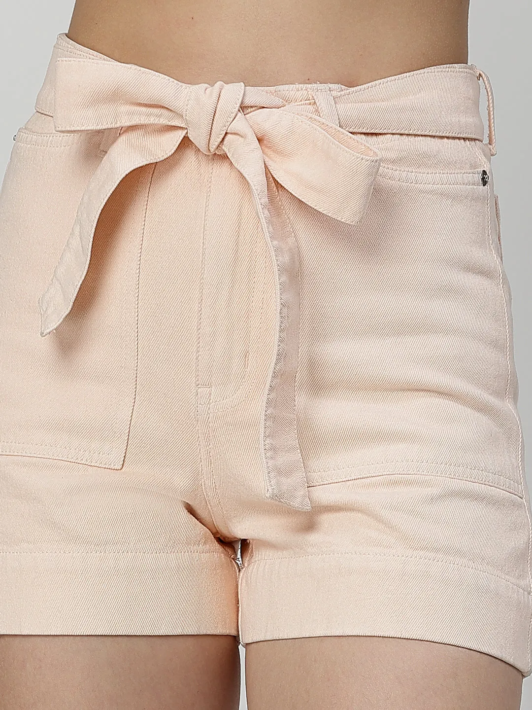 Hot Denim Peach Shorts For Women