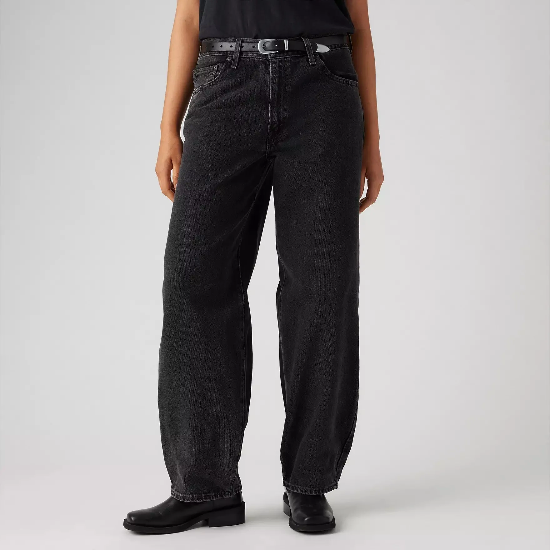 Levi's | Baggy Dad Jeans in Boot Barn Black