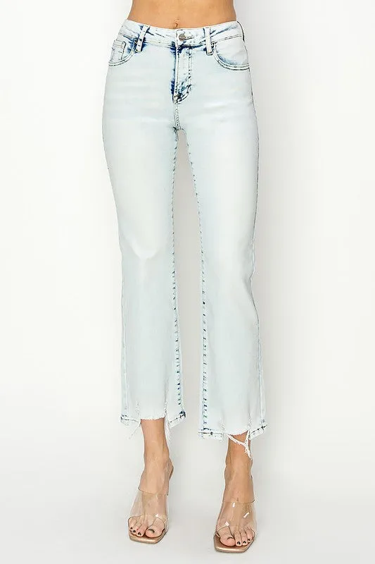 Nikko - Risen Acid Wash Straight Leg Jeans