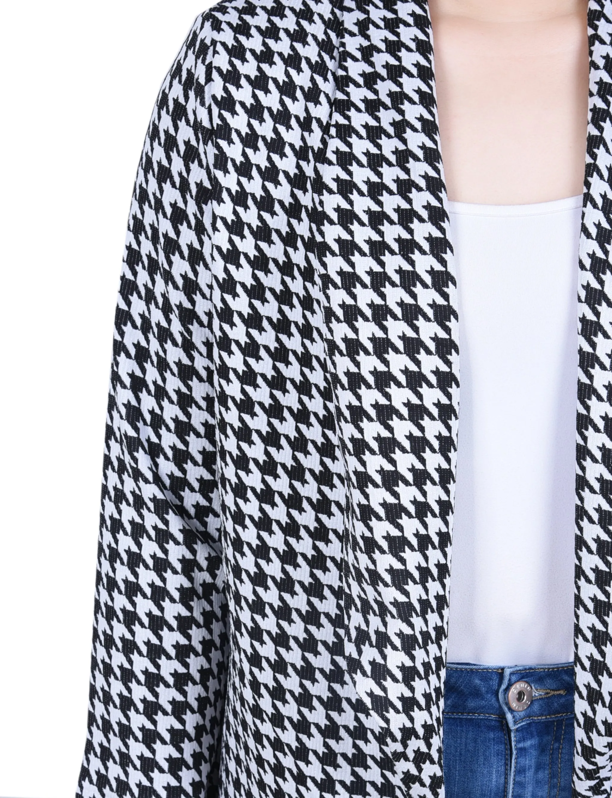 Petite Long Sleeve Ponte Jacket
