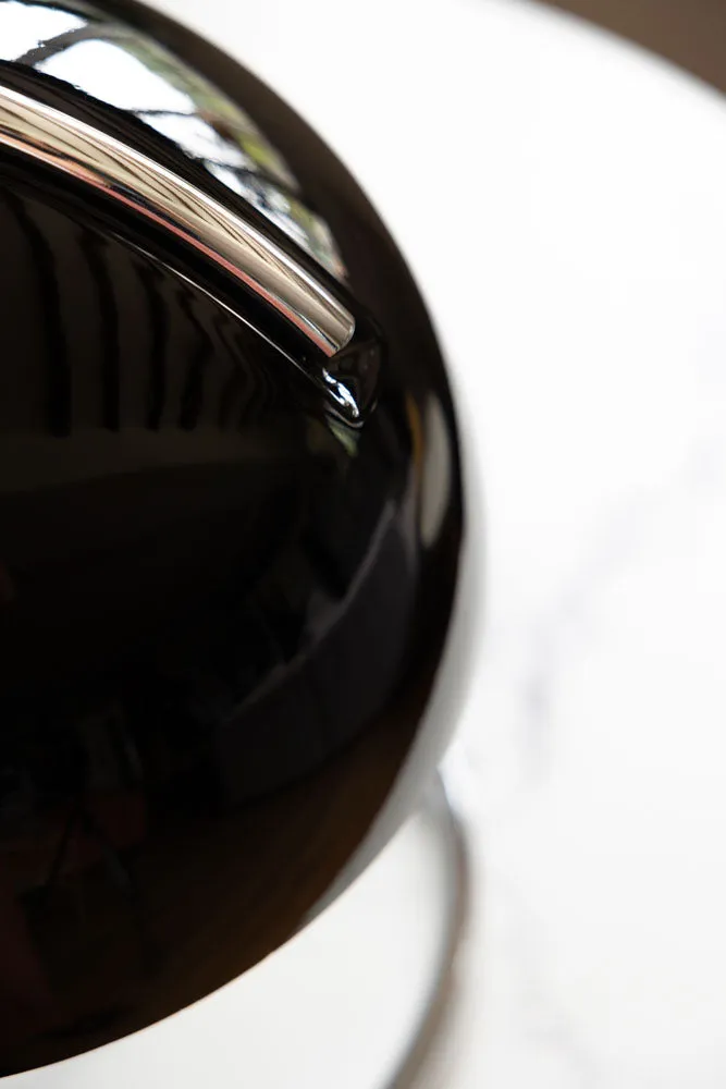 Retro Black Glass Table Lamp
