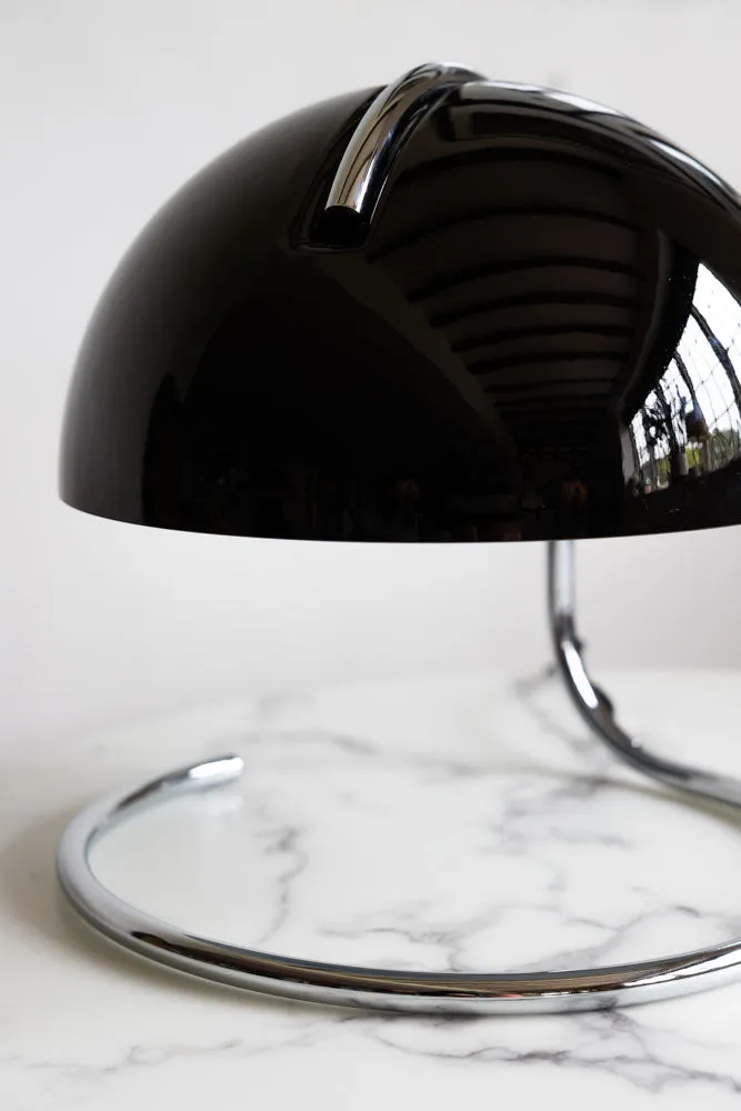 Retro Black Glass Table Lamp