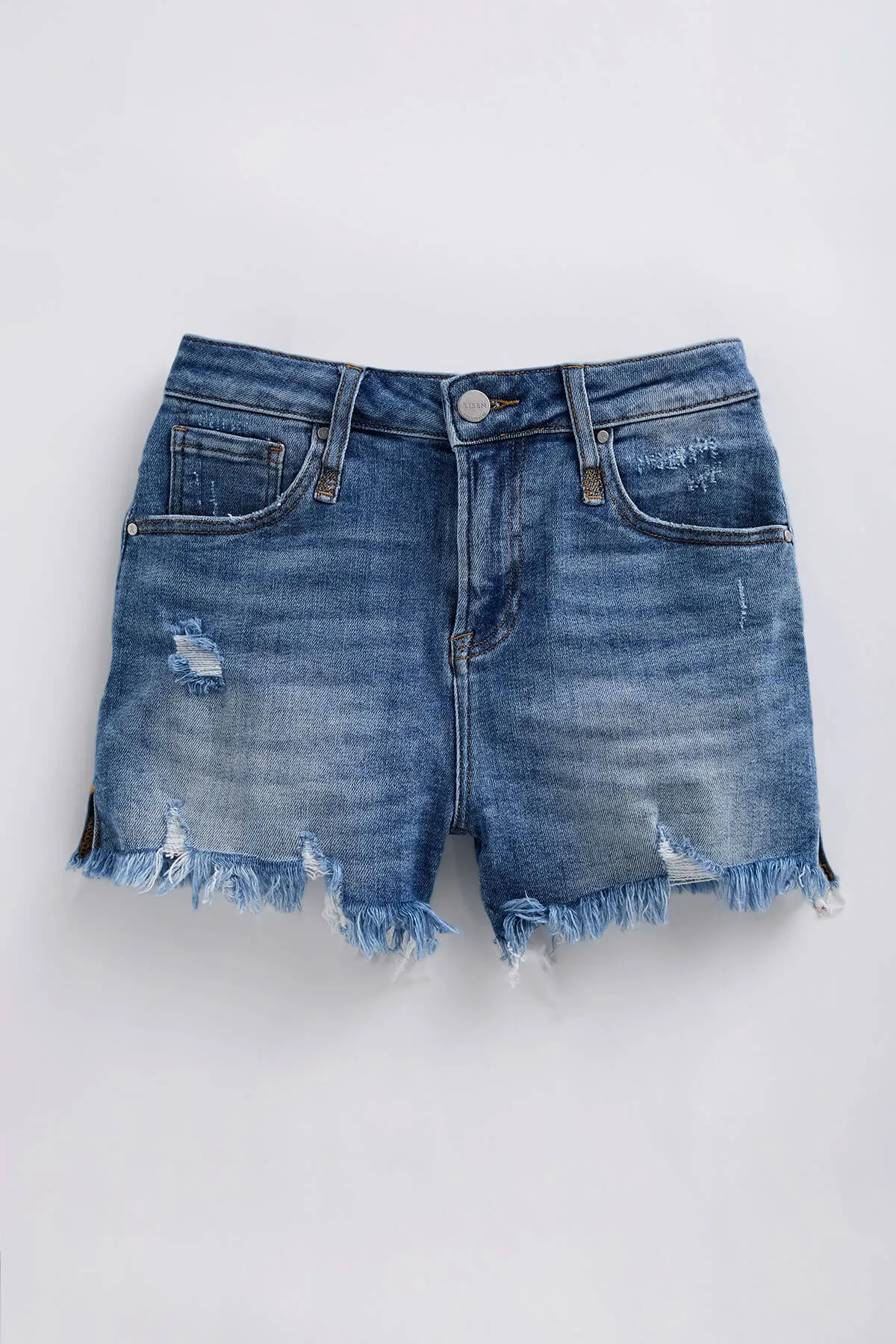 Risen Denim Shorts
