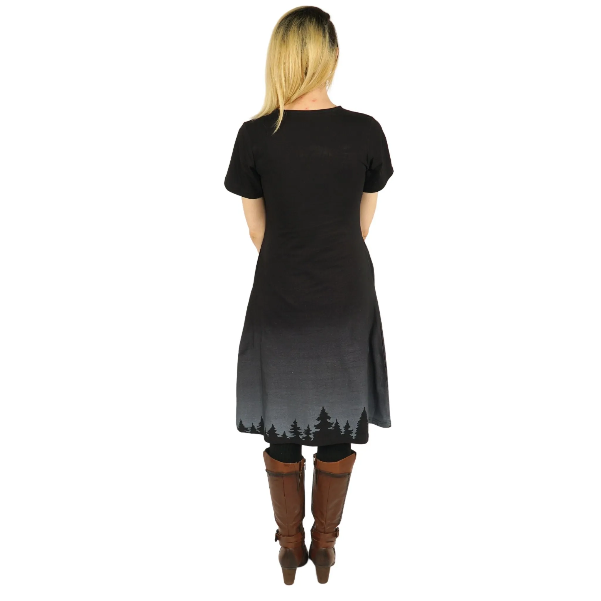 Solar Eclipse A-Line Dress (No Waist Seam)