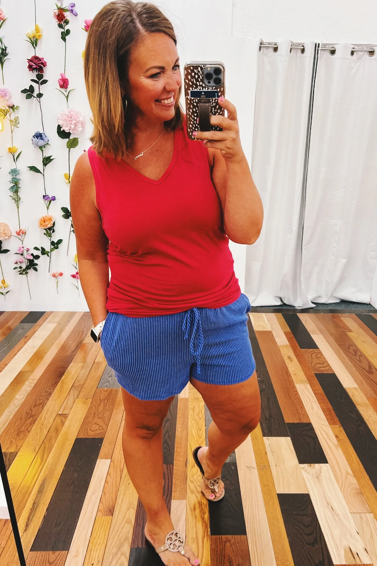 Sylvia Ribbed Lounge Shorts