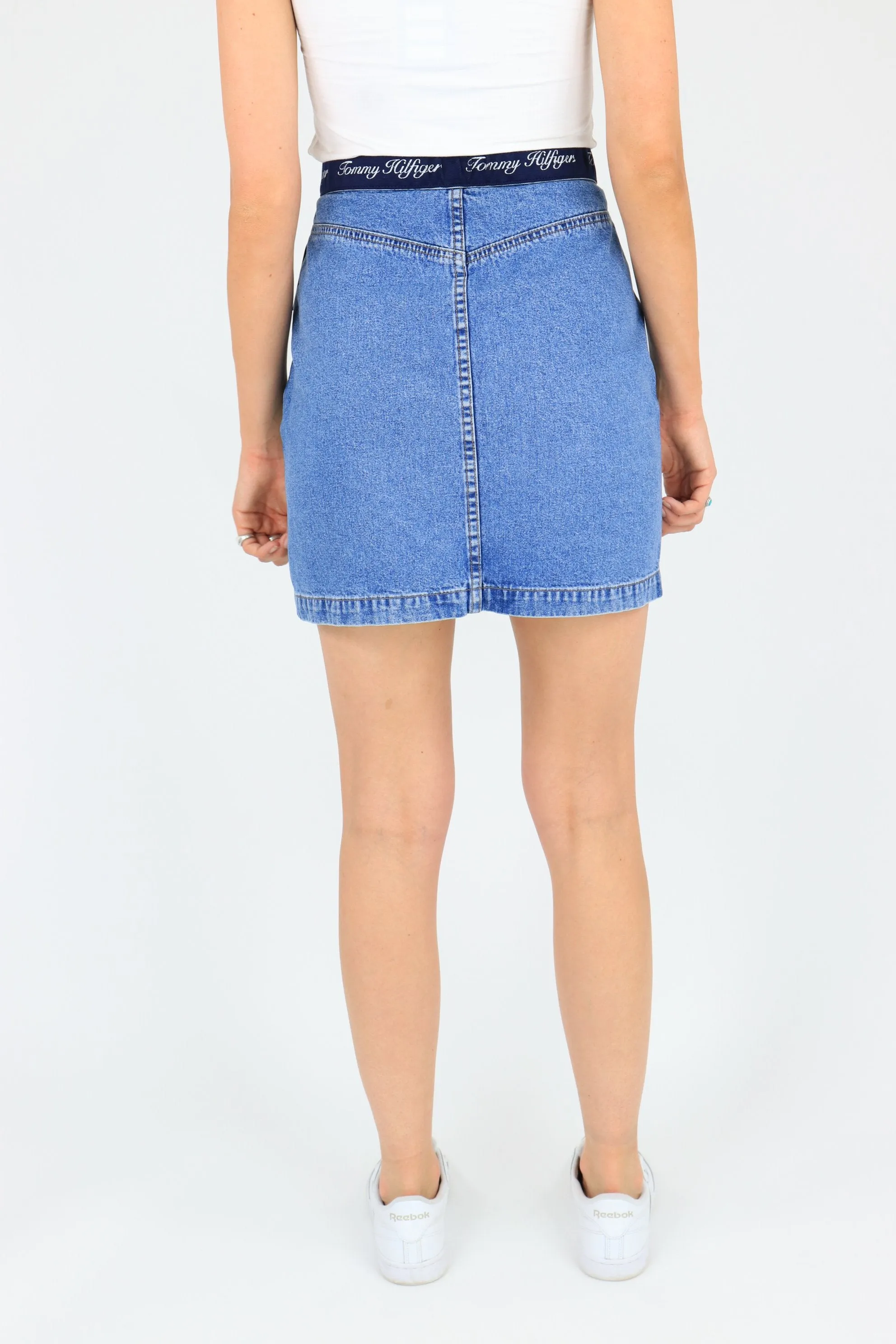 Tommy Hilfiger Denim Skirt Large