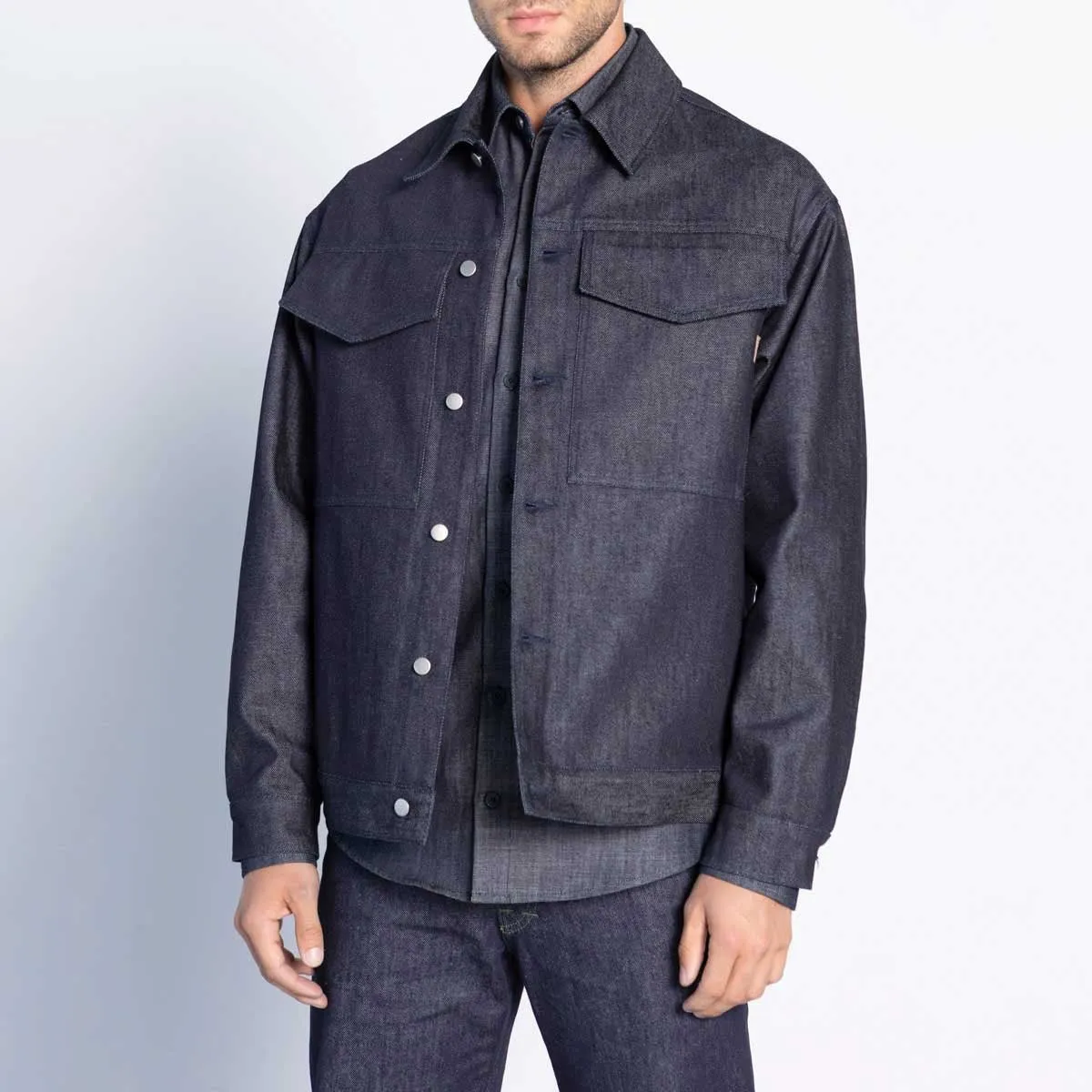 Veste Benjamin Jeans Brut Bleu