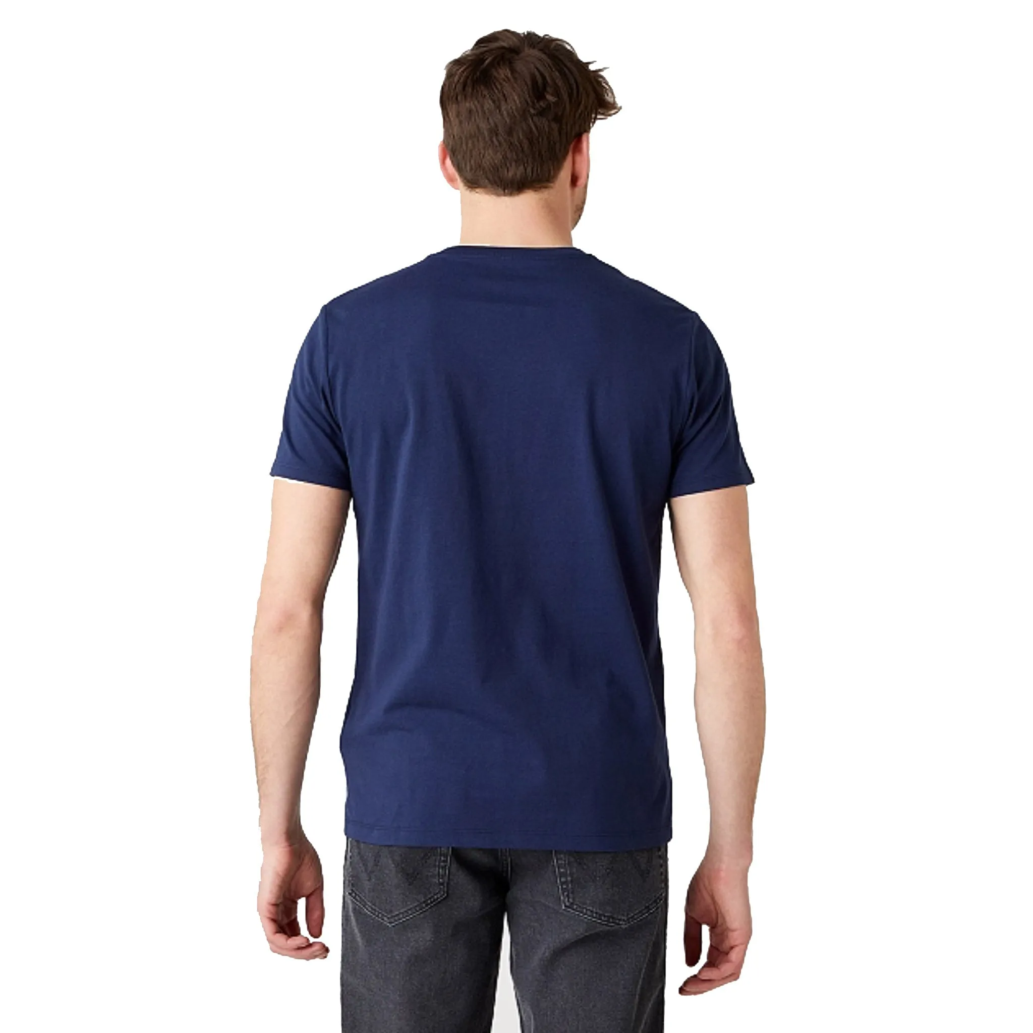 Wrangler Logo Tee - Navy